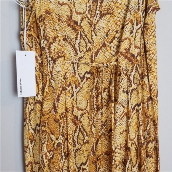 Reformation Vivette Tie Waist Mini Dress - Picture 6 of 8